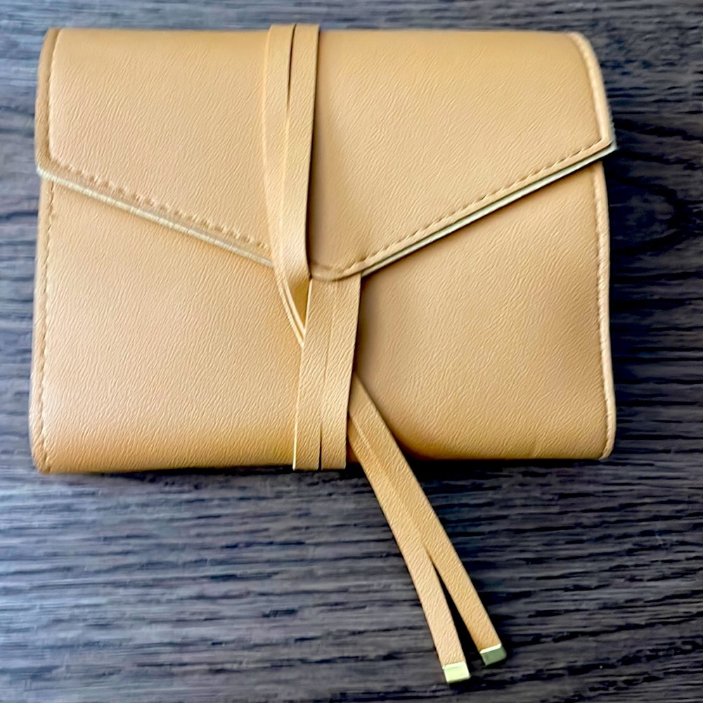 Glass Ladder & Co Katherine vegan leather technology organizer roll portfolio
